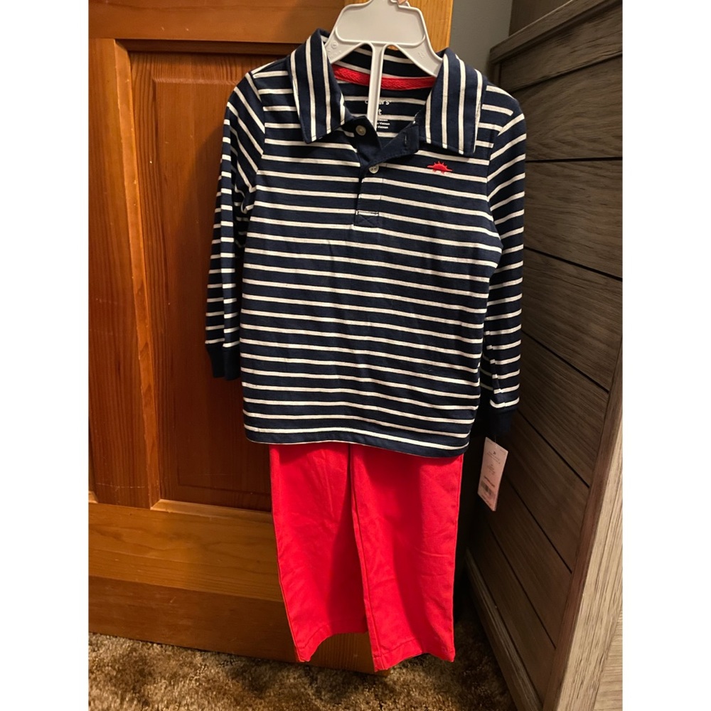 Carter’s long sleeve shirt and pants set